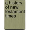 A History Of New Testament Times door Leonardo Huxley