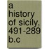 A History Of Sicily, 491-289 B.C