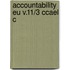 Accountability Eu V.11/3 Ccael C