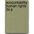 Accountability Human Rights 3e P