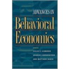 Advances In Behavioral Economics door George Loewenstein