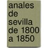 Anales de Sevilla de 1800 a 1850