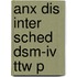 Anx Dis Inter Sched Dsm-iv Ttw P