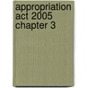 Appropriation Act 2005 Chapter 3 door Great Britain Poor Law Board