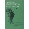 Autonomia Gen & Hist Apac:m 11 P door Martin Ostwald