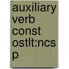 Auxiliary Verb Const Ostlt:ncs P door Gregory D.S. Anderson