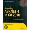 Beginning Asp.Net 4.0 In C# 2010 door Matthew MacDonald