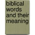 Biblical Words And Their Meaning