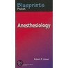 Blueprints Pocket Anesthesiology door Robert R. Gaiser