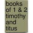 Books of 1 & 2 Timothy and Titus