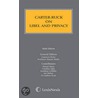 Carter-Ruck On Libel And Slander door Cameron Doley
