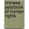 Chinese Yearbook Of Human Rights door Bi Xiaoqing
