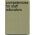 Competencies for Staff Educators