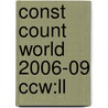 Const Count World 2006-09 Ccw:ll by Unknown