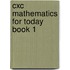 Cxc Mathematics For Today Book 1