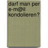 Darf man per E-M@il kondolieren? by Helmut A. Gansterer