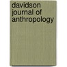 Davidson Journal Of Anthropology door Onbekend