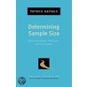Determining Sample Size Pgswrm P door Patrick Dattalo