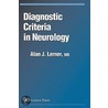 Diagnostic Criteria In Neurology by Alan J. Lerner