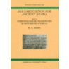 Documentation For Ancient Arabia door Kenneth A. Kitchen
