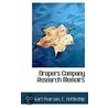 Drapers Company Research Memoirs door Karl Pearson