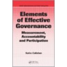 Elements of Effective Governance door Kathe Callahan