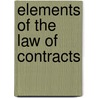 Elements of the Law of Contracts by Edward Avery Harriman