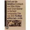 Emil und die Detektive. Drehbuch door Billy Wilder