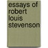 Essays Of Robert Louis Stevenson
