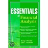 Essentials Of Financial Analysis door Lydia L.F. Schleifer