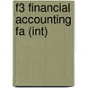 F3 Financial Accounting Fa (Int) door Onbekend