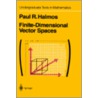 Finite-Dimensional Vector Spaces door Paul Richard Halmos
