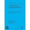 Formalitas und modus intrinsecus door Hannes Möhle