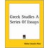 Greek Studies A Series Of Essays