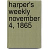 Harper's Weekly November 4, 1865 door Onbekend