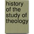 History Of The Study Of Theology