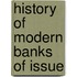 History of Modern Banks of Issue