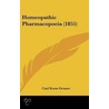 Homeopathic Pharmacopoeia (1855) door Onbekend