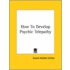 How To Develop Psychic Telepathy