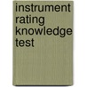 Instrument Rating Knowledge Test door Onbekend