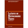 Lectures on Microeconomic Theory door Edmond Malinvaud