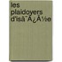 Les Plaidoyers D'Isã¯Â¿Â½E