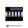 Live Articles On Special Hazards by The Weekly Underwriter