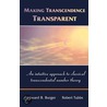 Making Transcendence Transparent door Robert Tubbs