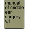Manual of Middle Ear Surgery V.1 door Mirko Tos