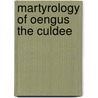 Martyrology of Oengus the Culdee door Whitley Stokes