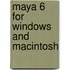 Maya 6 For Windows And Macintosh