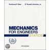 Mechanics for Engineers, Statics door Ferdinand P. Beer