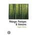 Melanges Poetiques & Litteraires