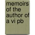 Memoirs Of The Author Of A Vi Pb